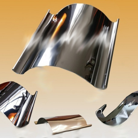 Stříška na komín - nerezový plech v rozměru  70 x 50 cm - bez nožiček