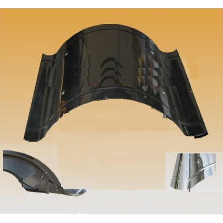 Stříška na komín - nerezový plech v rozměru  85 x 50 cm - bez nožiček